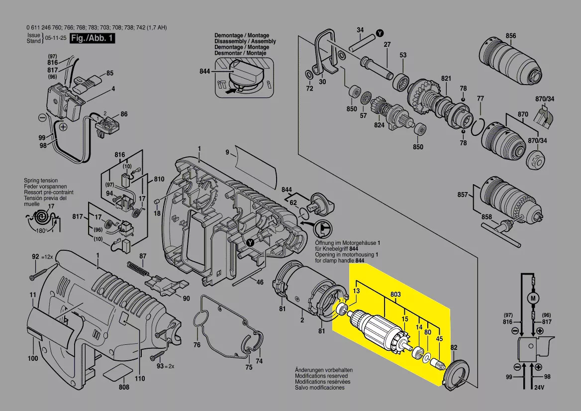 Induit réf. 1 617 000 319 Bosch